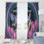 Personalised Kenya Lilac Breasted Roller Window Curtain Mix Maasai Shield With Orchid Flower - Wonder Print Shop