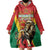 Personalised Morocco Proclamation Day Wearable Blanket Hoodie Barbary Lion Mix Islamic Pattern