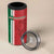 Custom Morocco Football 4 in 1 Can Cooler Tumbler Go Atlas Lions - Wonder Print Shop