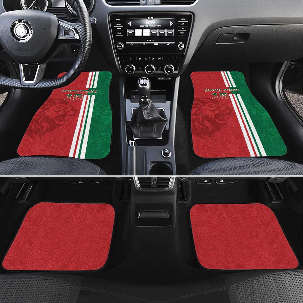 Custom Morocco Football Car Mats Go Atlas Lions