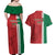 Custom Morocco Football Couples Matching Off Shoulder Maxi Dress and Hawaiian Shirt Go Atlas Lions - Wonder Print Shop