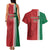 Custom Morocco Football Couples Matching Tank Maxi Dress and Hawaiian Shirt Go Atlas Lions - Wonder Print Shop