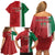 Custom Morocco Football Family Matching Off Shoulder Short Dress and Hawaiian Shirt Go Atlas Lions - Wonder Print Shop