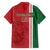 Custom Morocco Football Family Matching Off Shoulder Short Dress and Hawaiian Shirt Go Atlas Lions - Wonder Print Shop