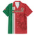 Custom Morocco Football Family Matching Short Sleeve Bodycon Dress and Hawaiian Shirt Go Atlas Lions - Wonder Print Shop