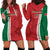 Custom Morocco Football Hoodie Dress Go Atlas Lions - Wonder Print Shop