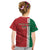 Custom Morocco Football Kid T Shirt Go Atlas Lions - Wonder Print Shop