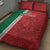 Custom Morocco Football Quilt Bed Set Go Atlas Lions - Wonder Print Shop