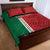 Custom Morocco Football Quilt Bed Set Go Atlas Lions - Wonder Print Shop