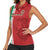 Custom Morocco Football Women Sleeveless Polo Shirt Go Atlas Lions