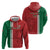 Custom Morocco Football Zip Hoodie Go Atlas Lions