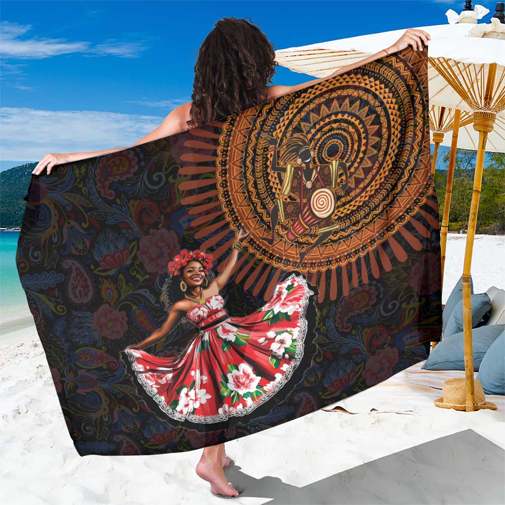 Sega Traditional Dance Sarong Paisley Mix African Pattern