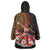 Sega Traditional Dance Wearable Blanket Hoodie Paisley Mix African Pattern