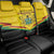 Ghana Independence Day Back Car Seat Cover Coat Of Arms With Kente Pattern