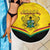 Ghana Independence Day Beach Blanket Coat Of Arms With Kente Pattern