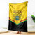 Ghana Independence Day Blanket Coat Of Arms With Kente Pattern