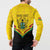 Personalised Ghana Independence Day Button Sweatshirt Coat Of Arms With Kente Pattern