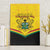 Ghana Independence Day Canvas Wall Art Coat Of Arms With Kente Pattern