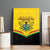 Ghana Independence Day Canvas Wall Art Coat Of Arms With Kente Pattern