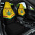 Ghana Independence Day Car Seat Cover Coat Of Arms With Kente Pattern