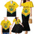 Personalised Ghana Independence Day Family Matching Mermaid Dress and Hawaiian Shirt Coat Of Arms With Kente Pattern