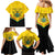 Personalised Ghana Independence Day Family Matching Mermaid Dress and Hawaiian Shirt Coat Of Arms With Kente Pattern