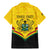 Personalised Ghana Independence Day Family Matching Mermaid Dress and Hawaiian Shirt Coat Of Arms With Kente Pattern