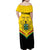 Personalised Ghana Independence Day Family Matching Off Shoulder Maxi Dress and Hawaiian Shirt Coat Of Arms With Kente Pattern