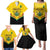 Personalised Ghana Independence Day Family Matching Puletasi and Hawaiian Shirt Coat Of Arms With Kente Pattern