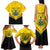 Personalised Ghana Independence Day Family Matching Tank Maxi Dress and Hawaiian Shirt Coat Of Arms With Kente Pattern