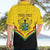 Personalised Ghana Independence Day Hawaiian Shirt Coat Of Arms With Kente Pattern