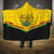 Ghana Independence Day Hooded Blanket Coat Of Arms With Kente Pattern