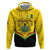 Personalised Ghana Independence Day Hoodie Coat Of Arms With Kente Pattern