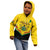 Personalised Ghana Independence Day Kid Hoodie Coat Of Arms With Kente Pattern