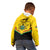 Personalised Ghana Independence Day Kid Hoodie Coat Of Arms With Kente Pattern