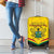 Ghana Independence Day Luggage Cover Coat Of Arms With Kente Pattern