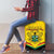 Ghana Independence Day Luggage Cover Coat Of Arms With Kente Pattern