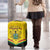 Ghana Independence Day Luggage Cover Coat Of Arms With Kente Pattern