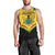 Personalised Ghana Independence Day Men Tank Top Coat Of Arms With Kente Pattern