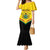 Personalised Ghana Independence Day Mermaid Dress Coat Of Arms With Kente Pattern