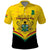 Personalised Ghana Independence Day Polo Shirt Coat Of Arms With Kente Pattern