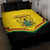 Ghana Independence Day Quilt Bed Set Coat Of Arms With Kente Pattern - Wonder Print Shop