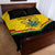 Ghana Independence Day Quilt Bed Set Coat Of Arms With Kente Pattern - Wonder Print Shop