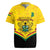 Personalised Ghana Independence Day Rugby Jersey Coat Of Arms With Kente Pattern - Wonder Print Shop