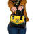 Ghana Independence Day Shoulder Handbag Coat Of Arms With Kente Pattern - Wonder Print Shop