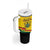 Personalised Ghana Independence Day Tumbler With Handle Coat Of Arms With Kente Pattern - Wonder Print Shop