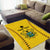 Custom Ghana Football Area Rug Go Black Stars