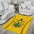 Custom Ghana Football Area Rug Go Black Stars