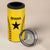 Custom Ghana Football 4 in 1 Can Cooler Tumbler Go Black Stars