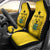 Custom Ghana Football Car Seat Cover Go Black Stars